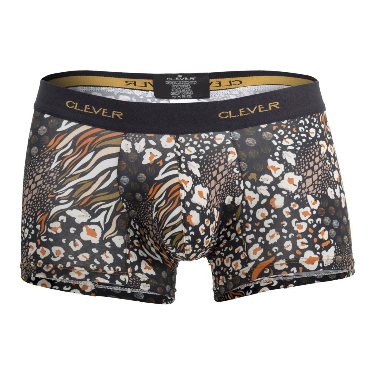 Clever 2391 Pepper Boxer Briefs Black Multi