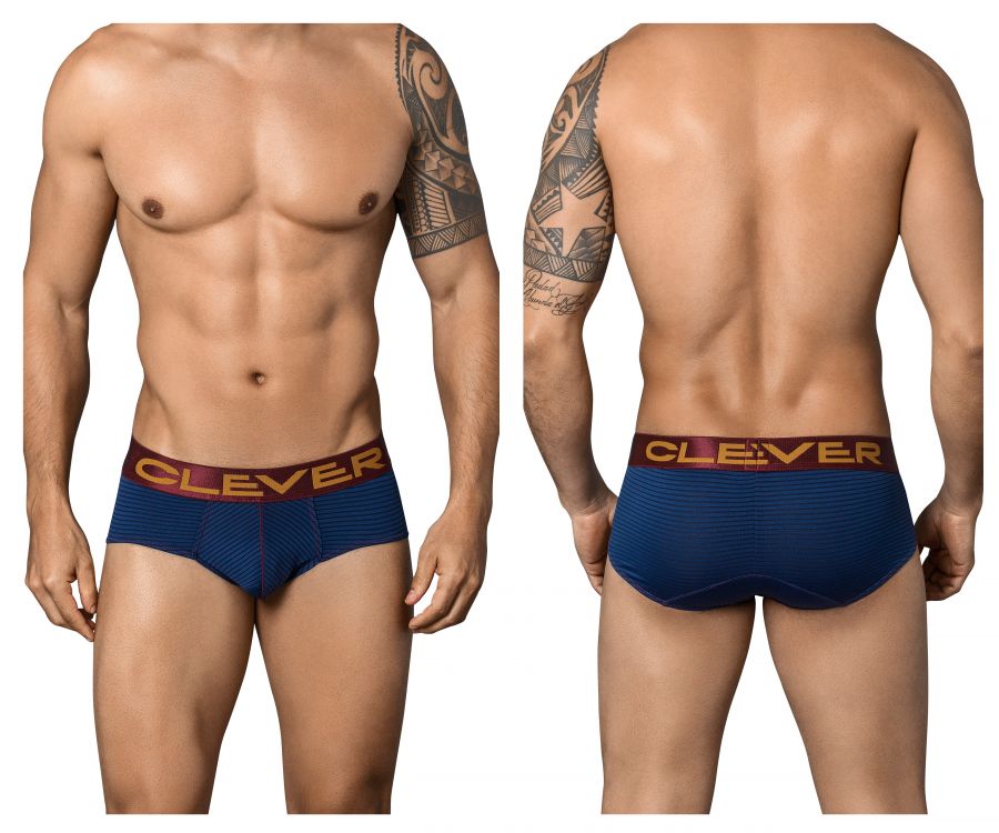Clever 5355 Figaro Classic Briefs Blue
