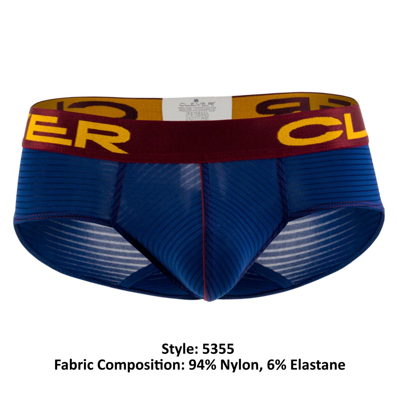 Clever 5355 Figaro Classic Briefs Blue