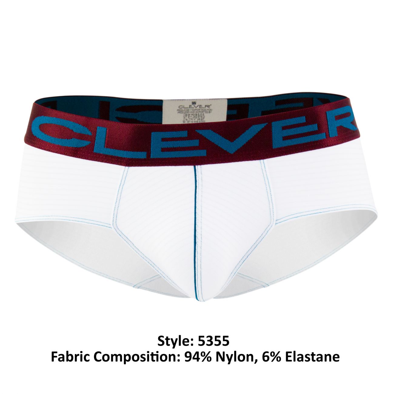 Clever 5355 Figaro Classic Briefs White