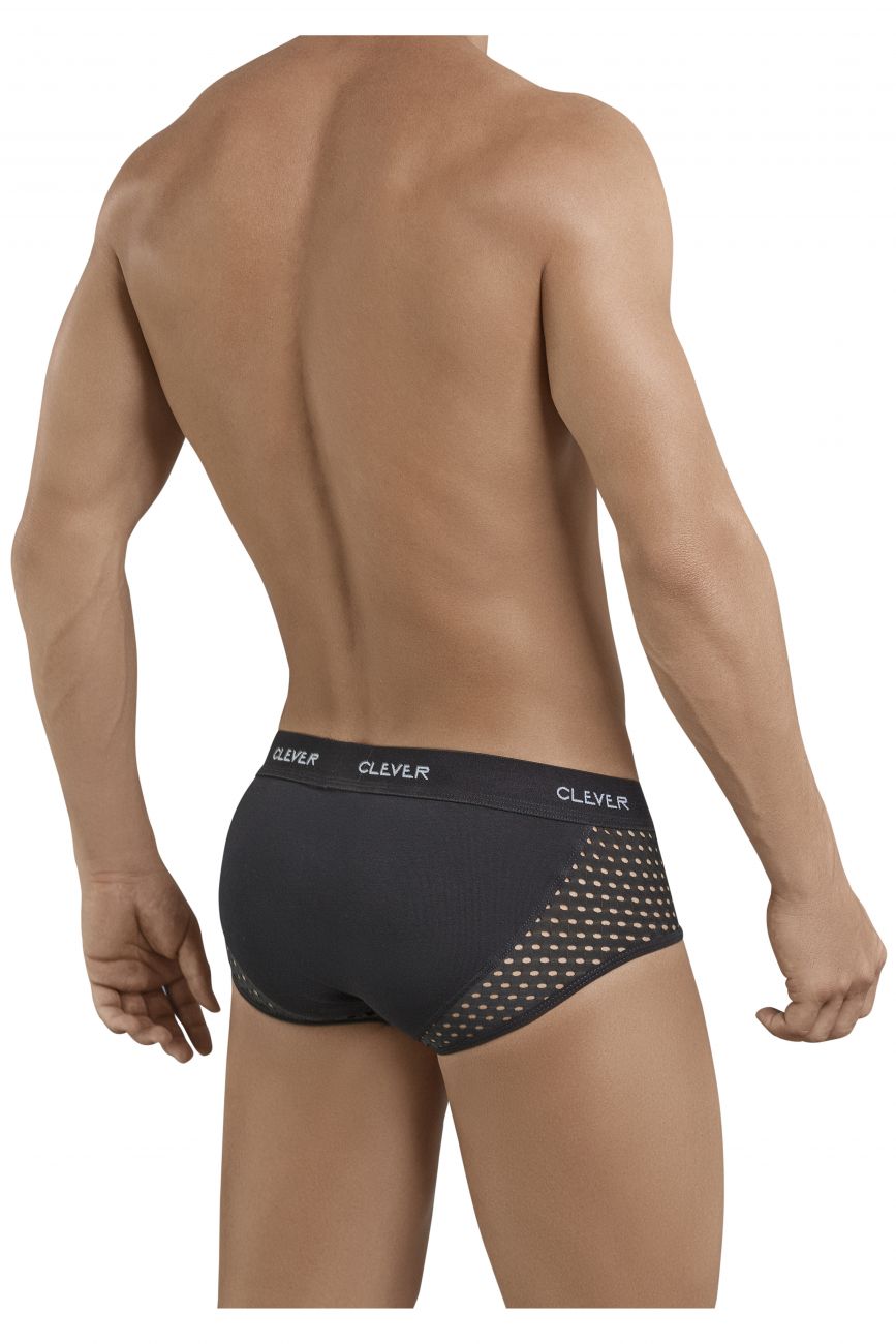 Clever 5386 Glamour Piping Briefs Black