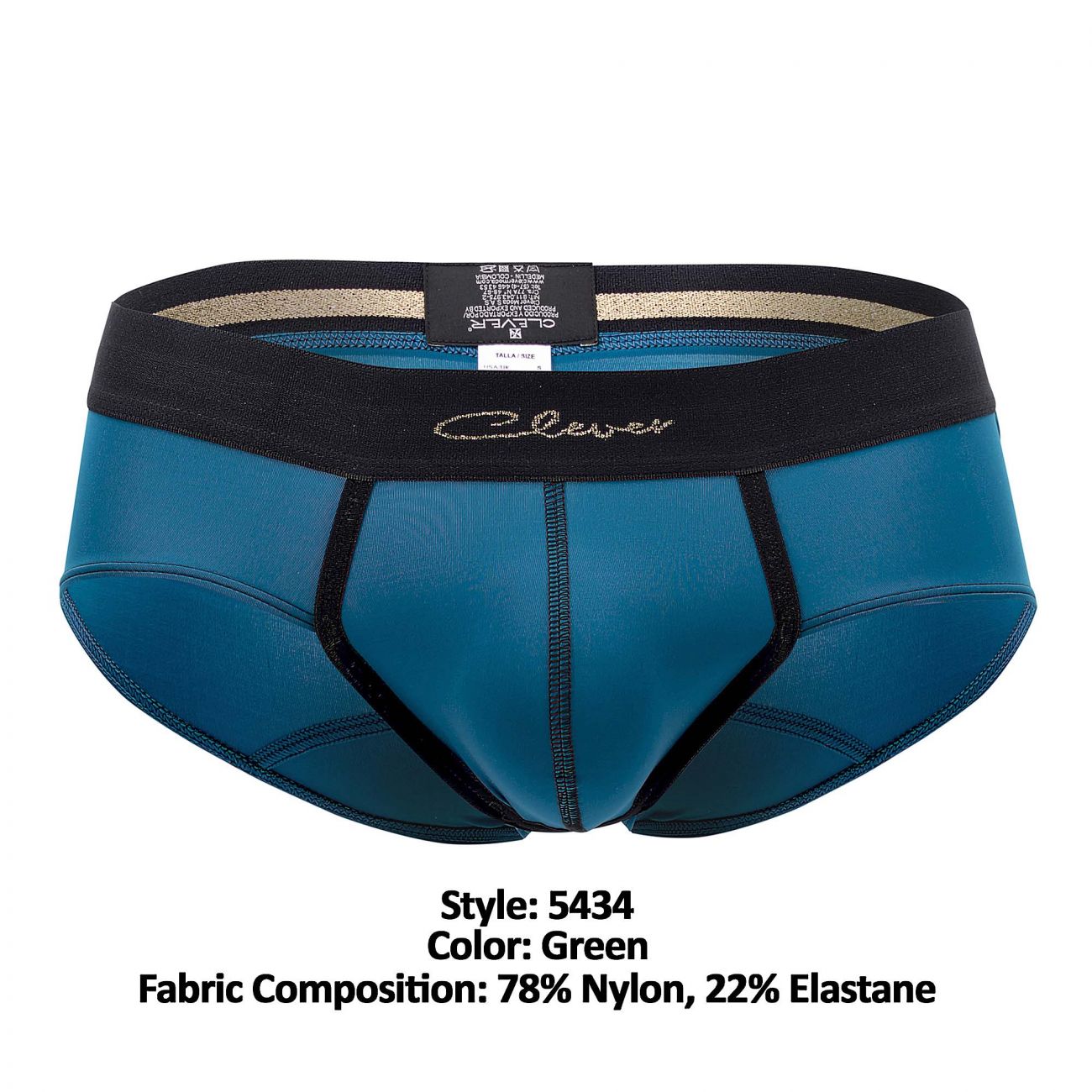 Clever 5434 Respect Classic Briefs Green