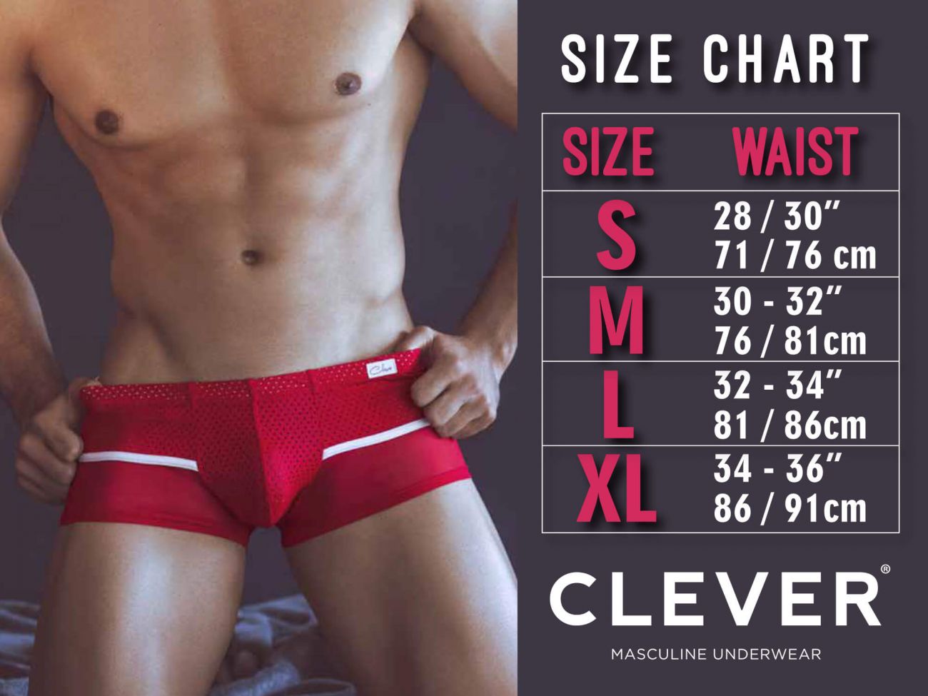 Clever 0621-1 Air Briefs Gray