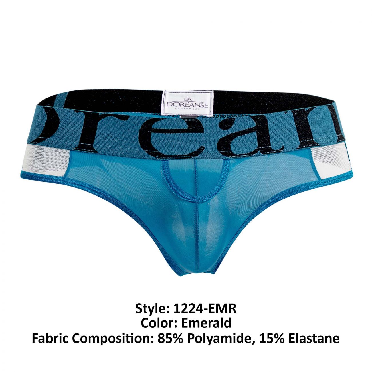 Doreanse 1224-EMR Window Thongs Emerals