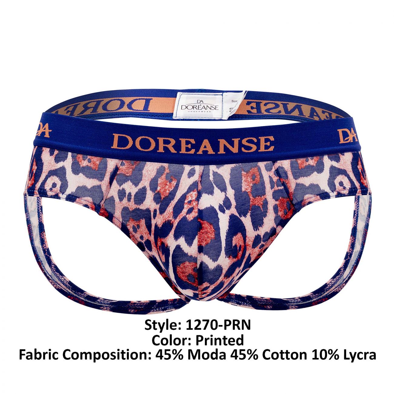 Doreanse 1270-PRN Jaguar Jockstrap Printed