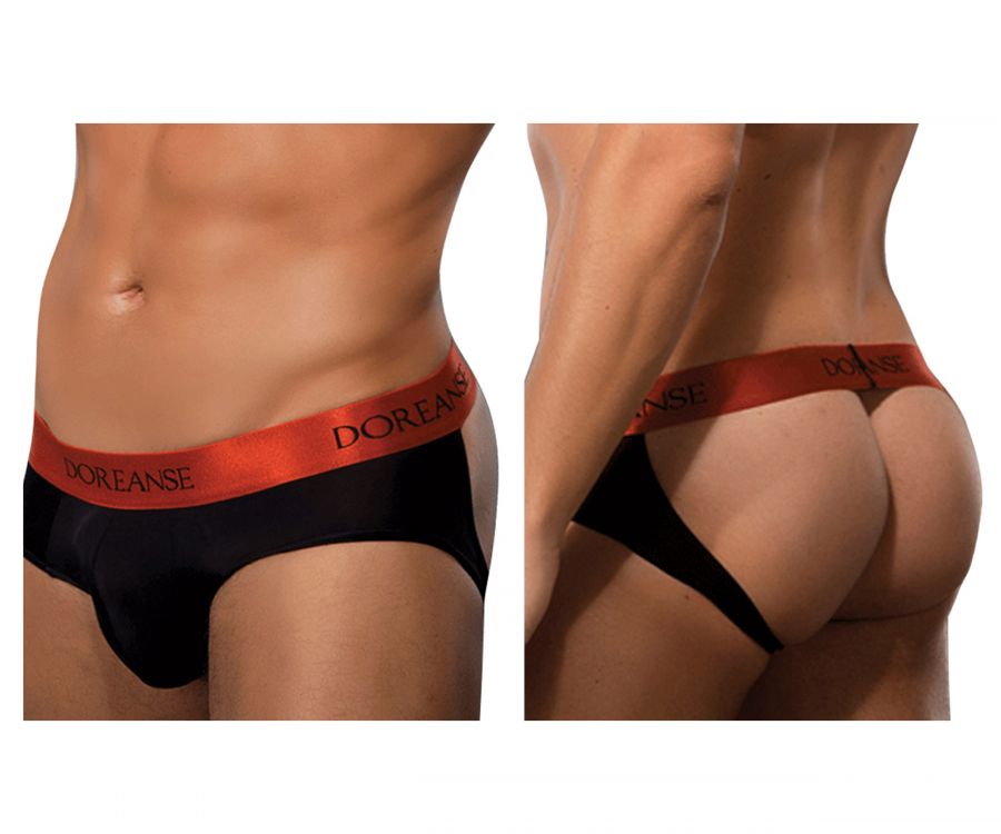 Doreanse 1310-BLK Bravo Brief-jock