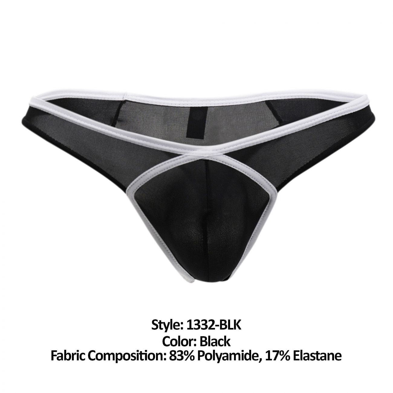 Doreanse 1332-BLK Loop Thong