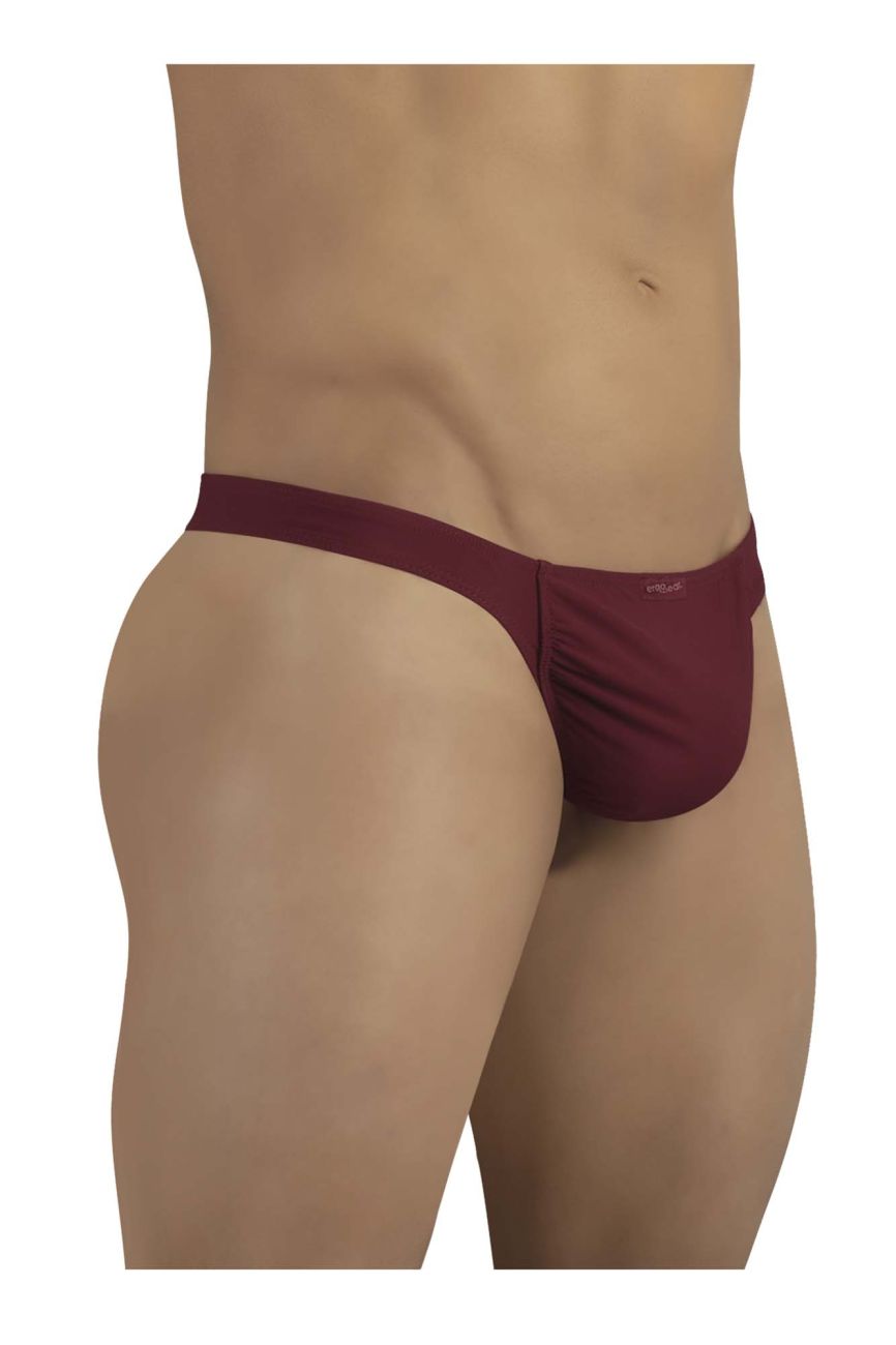ErgoWear EW1249 FEEL GR8 Thongs Burgundy