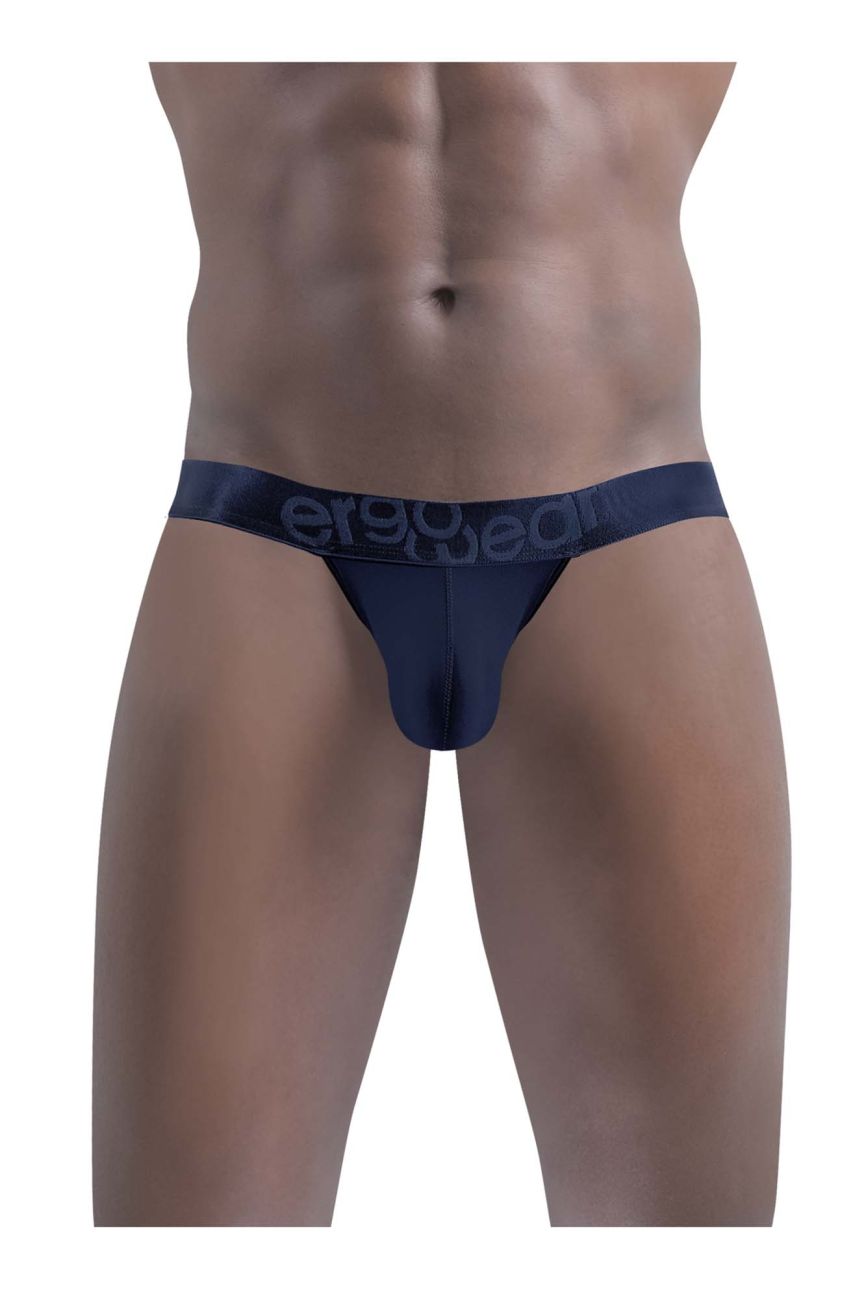 ErgoWear EW1318 Silky Thongs Navy Blue
