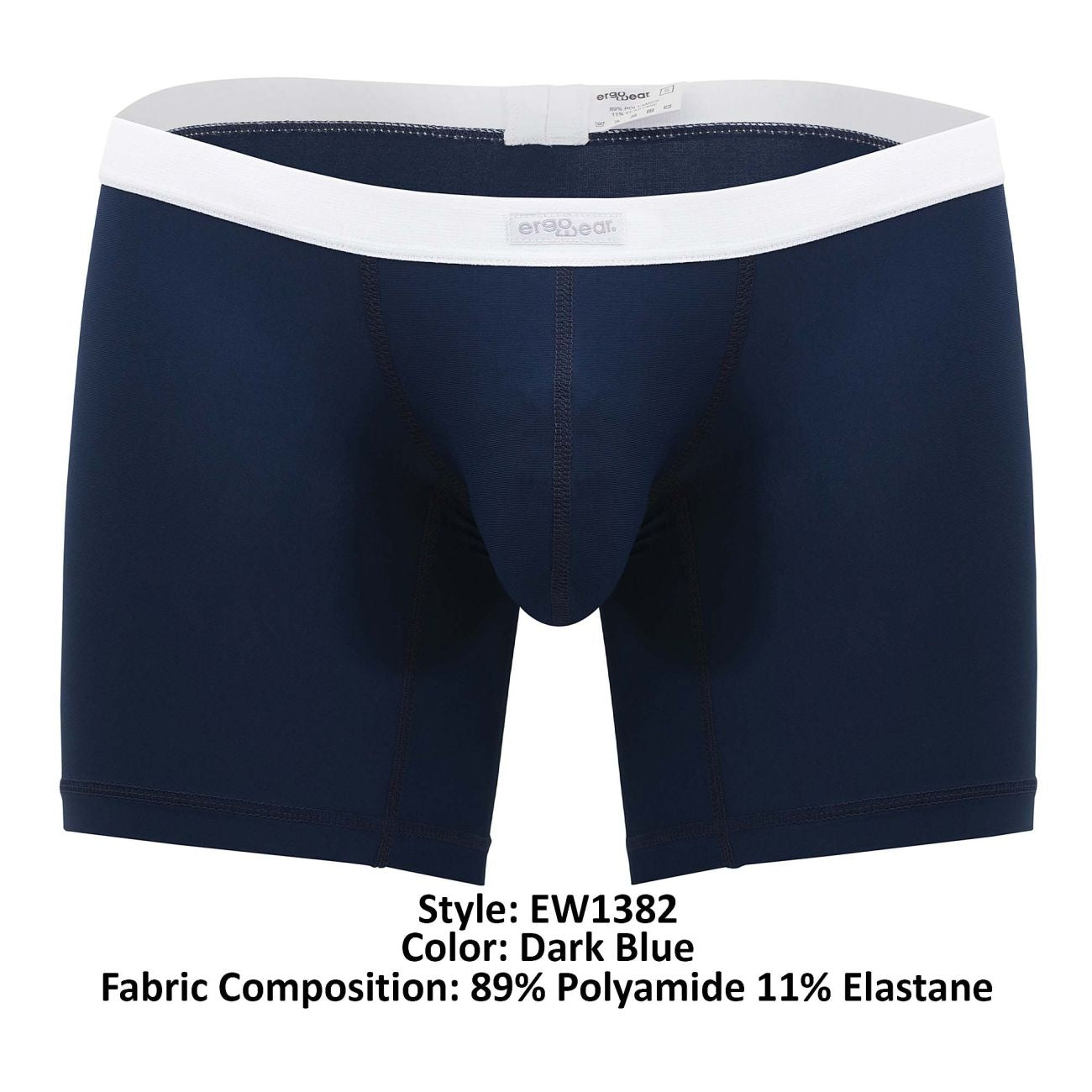 ErgoWear EW1382 SLK Boxer Briefs Dark Blue