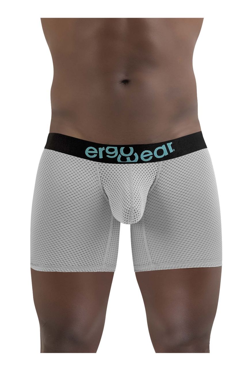 ErgoWear EW1394 MAX Boxer Briefs Light Gray