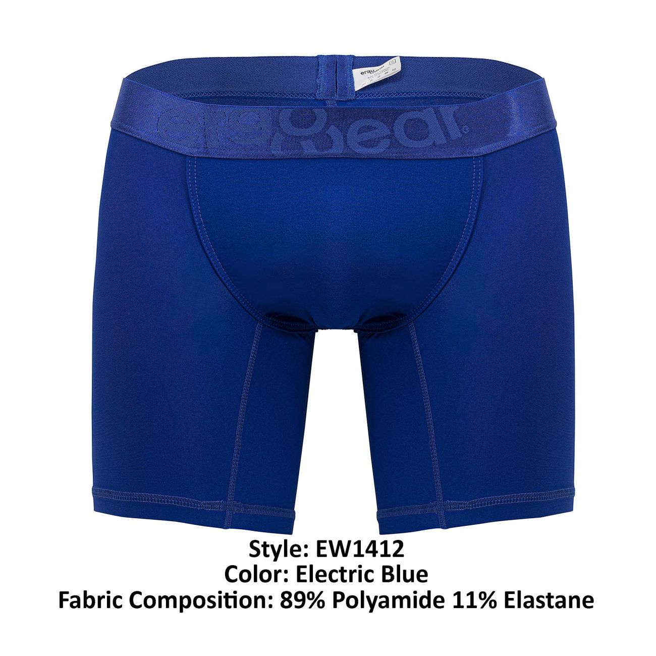 ErgoWear EW1412 FEEL XX Alluring Boxer Briefs Electric Blue