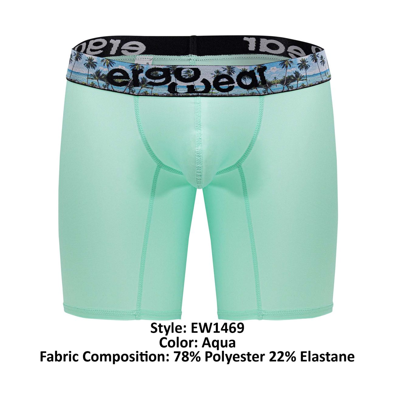 ErgoWear EW1469 MAX SE Boxer Briefs Aqua
