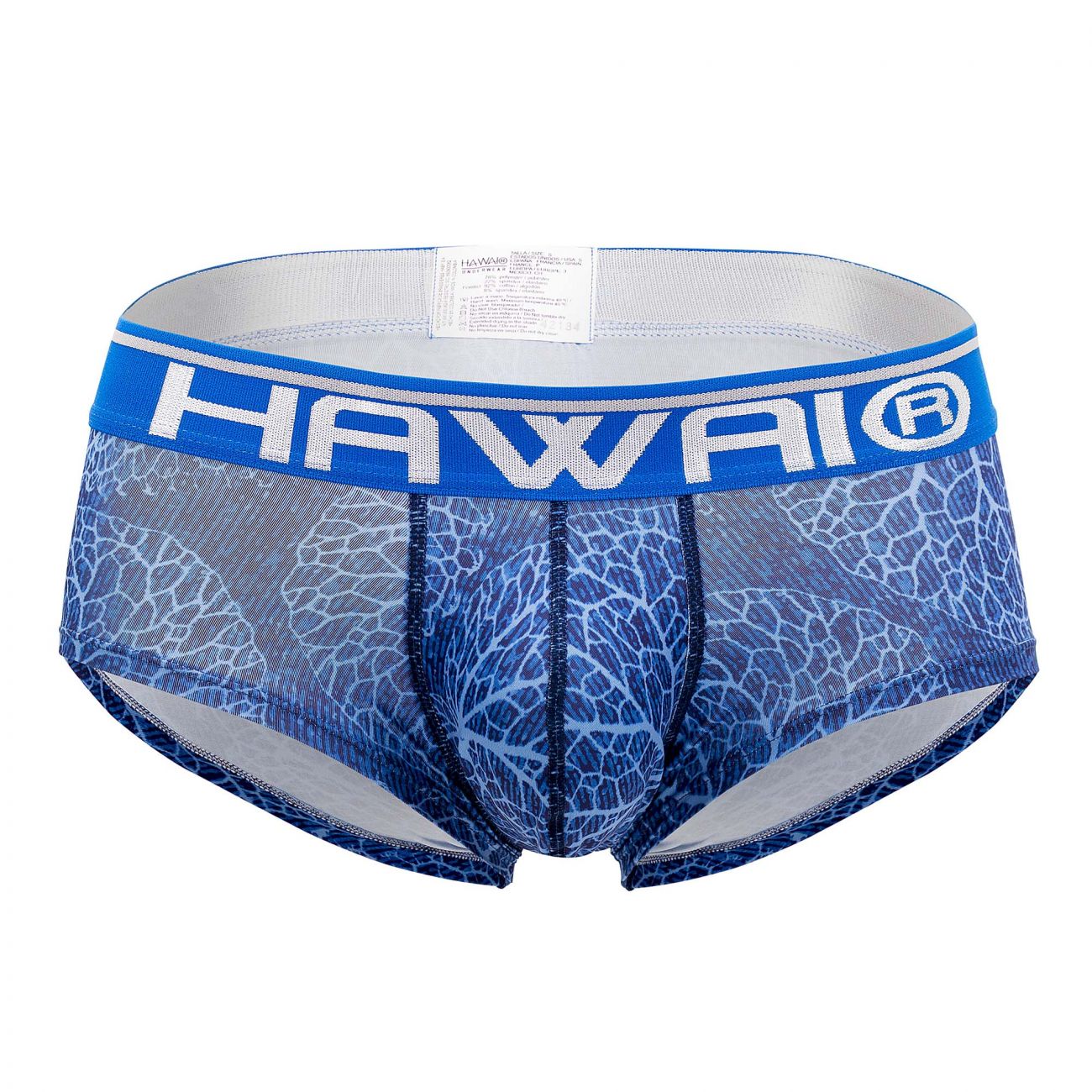 HAWAI 42134 Printed Mini Trunks Royal Blue