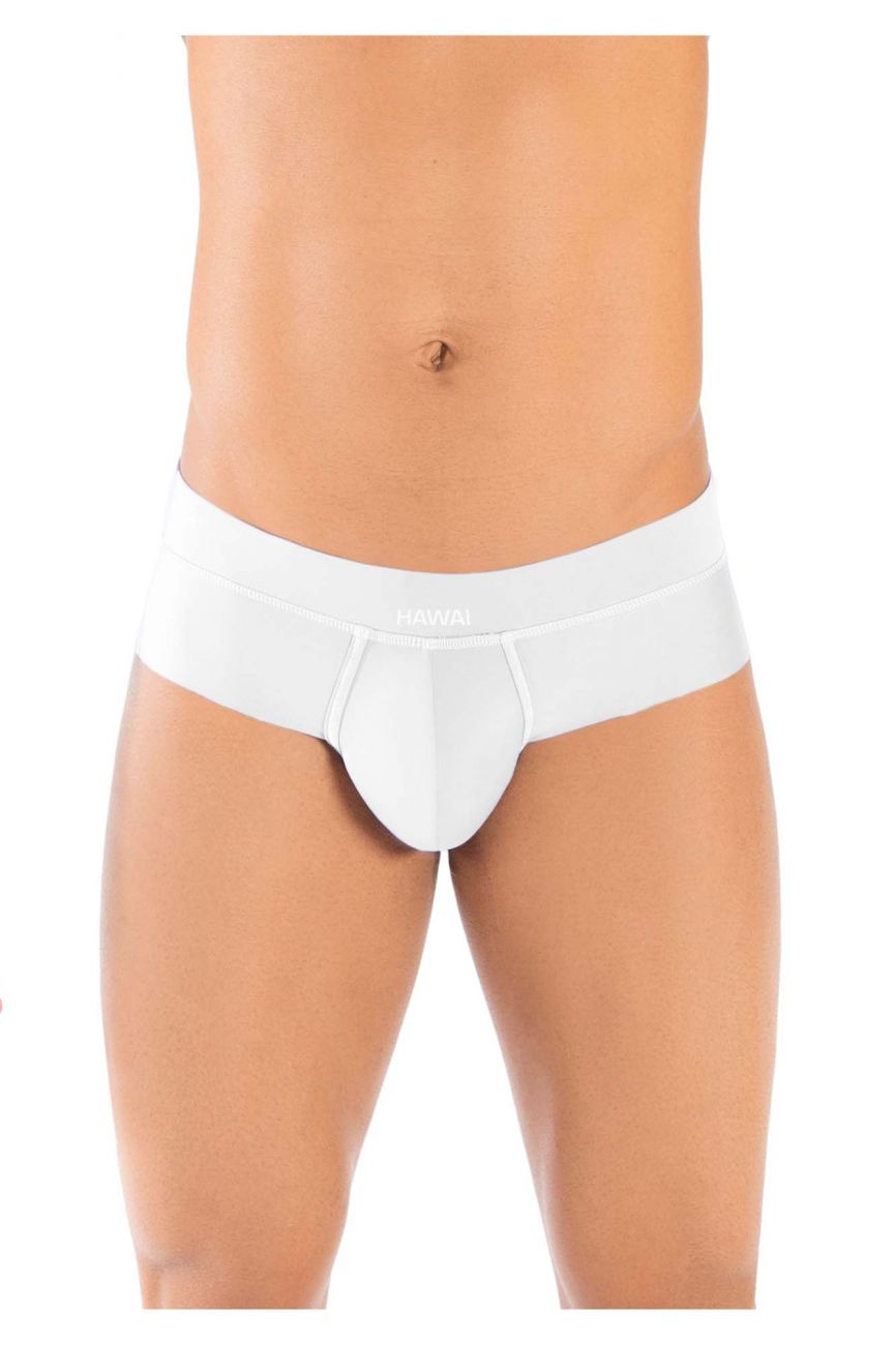 HAWAI 42141 Solid Hip Briefs White