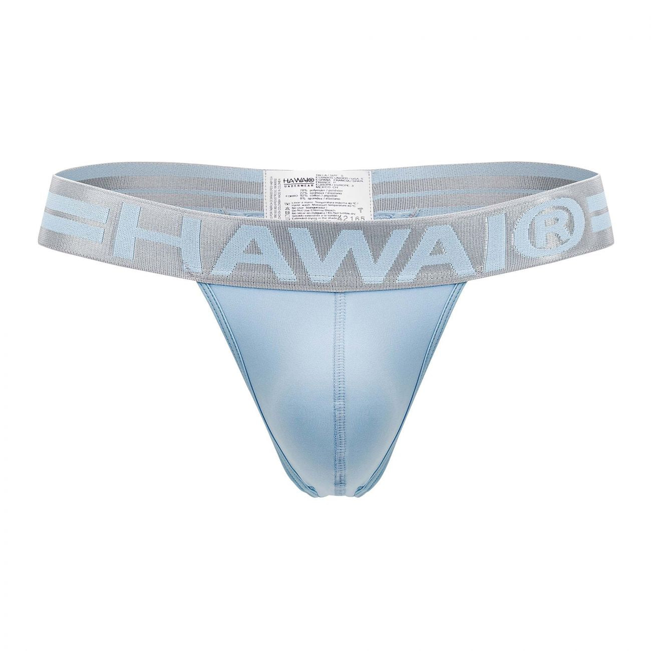 HAWAI 42165 Printed Thongs Light Blue