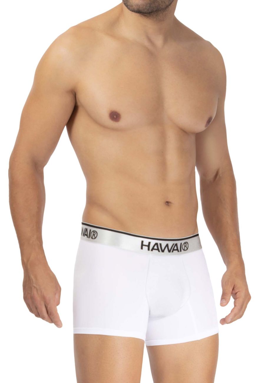 HAWAI 42326 Microfiber Boxer Briefs White