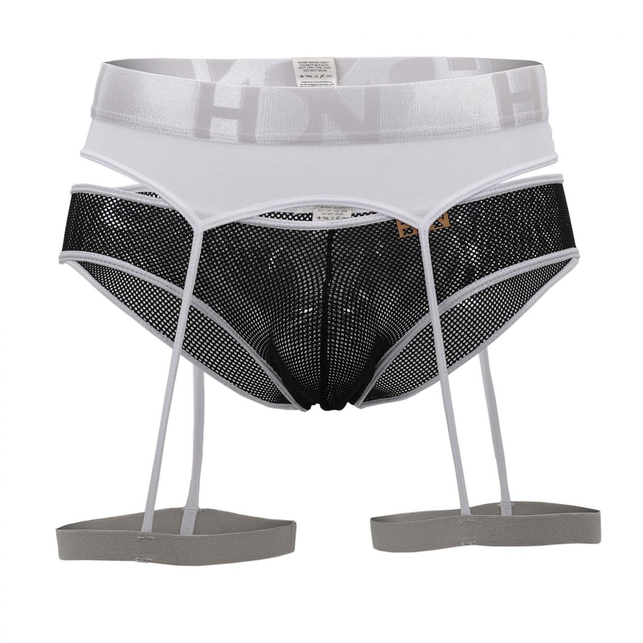 Hidden 953 Garterbelt Briefs White