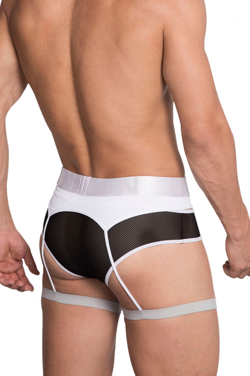 Hidden 953 Garterbelt Briefs White