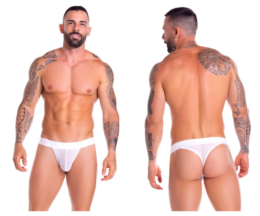 JOR 0884 Mesh Thongs White