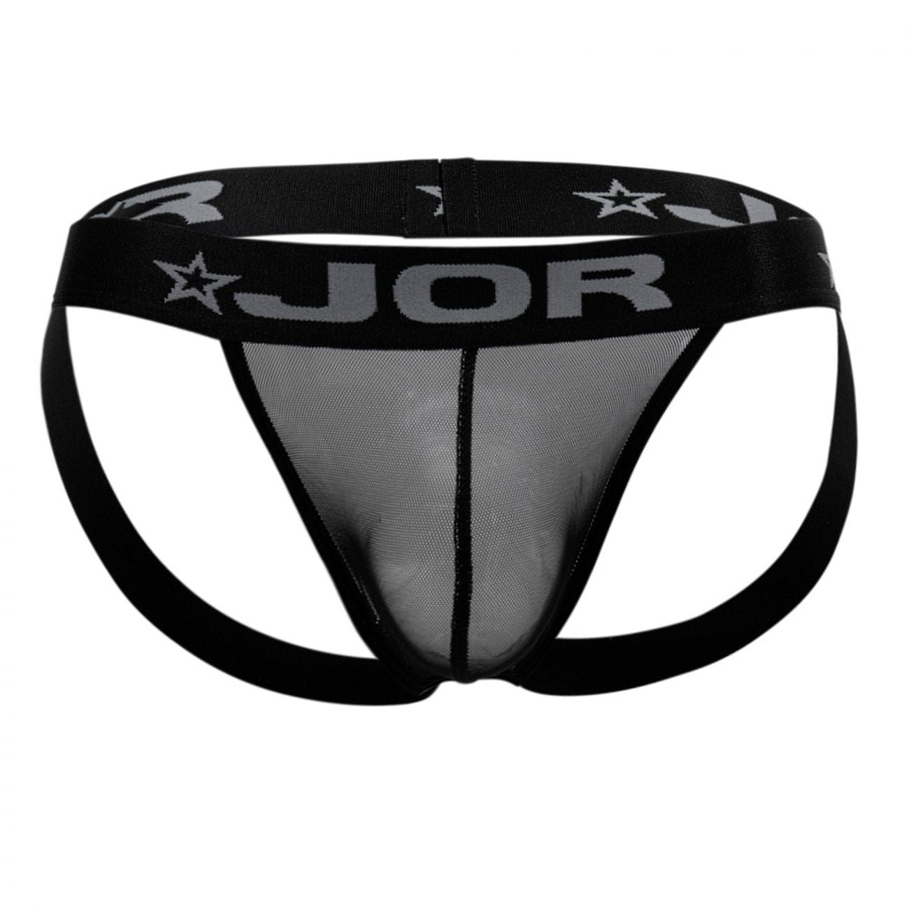 JOR 0885 Mesh Jockstrap Black