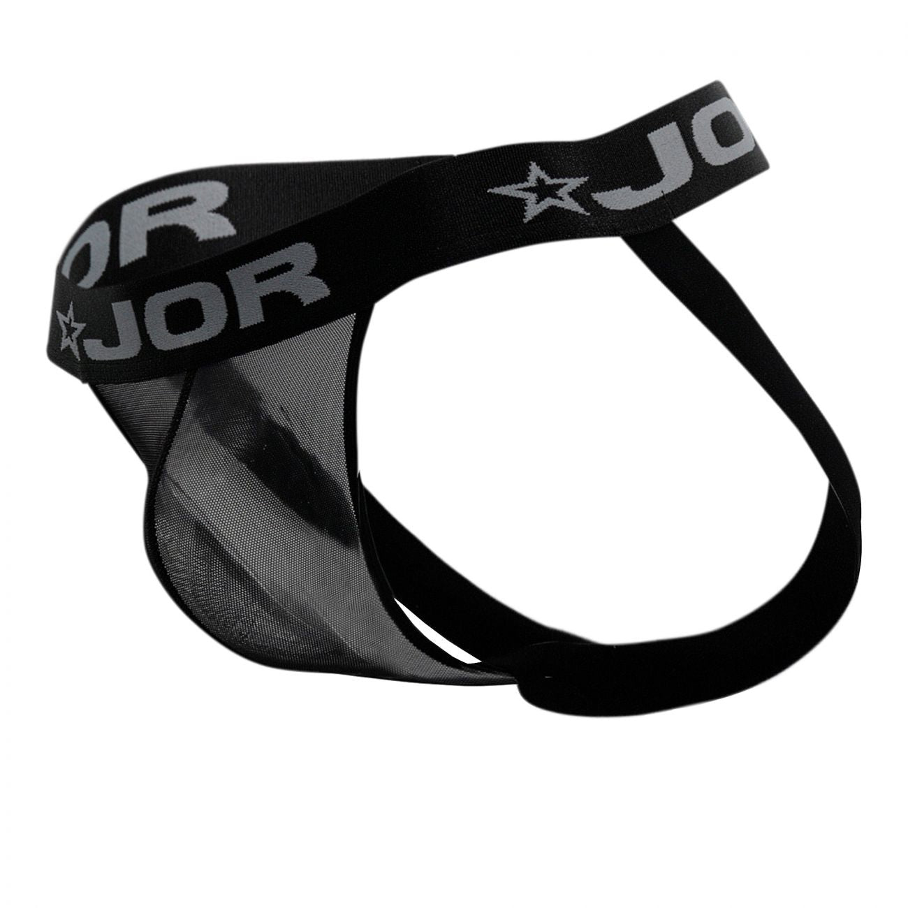 JOR 0885 Mesh Jockstrap Black