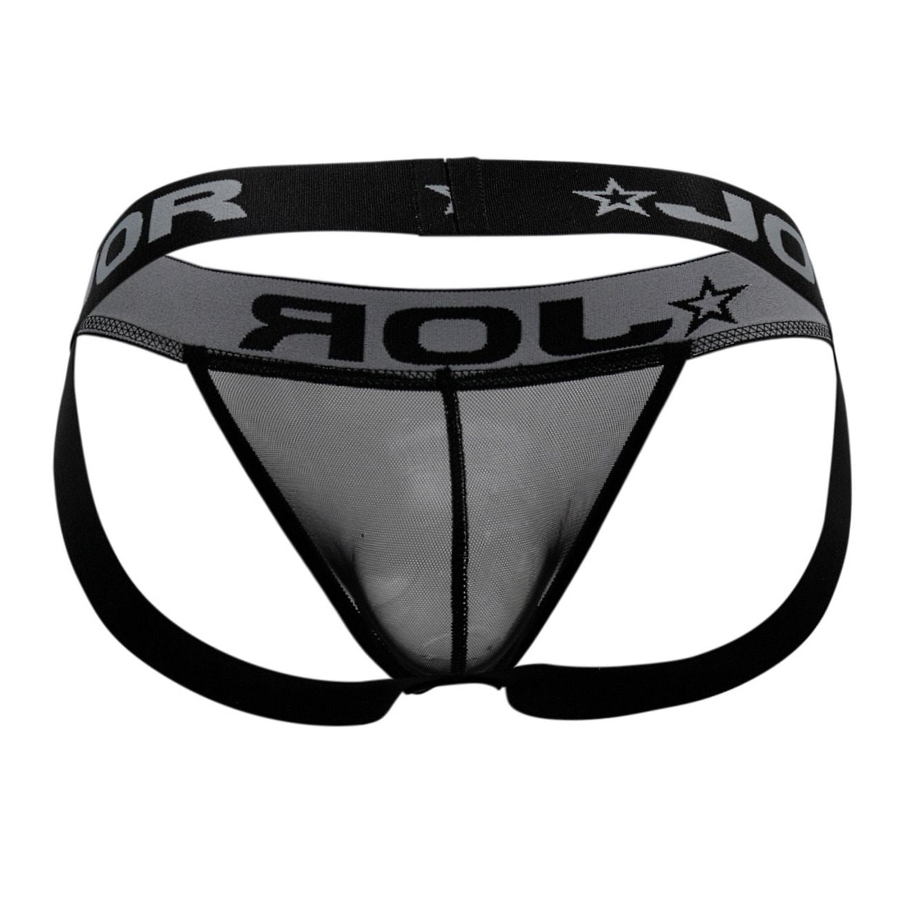 JOR 0885 Mesh Jockstrap Black