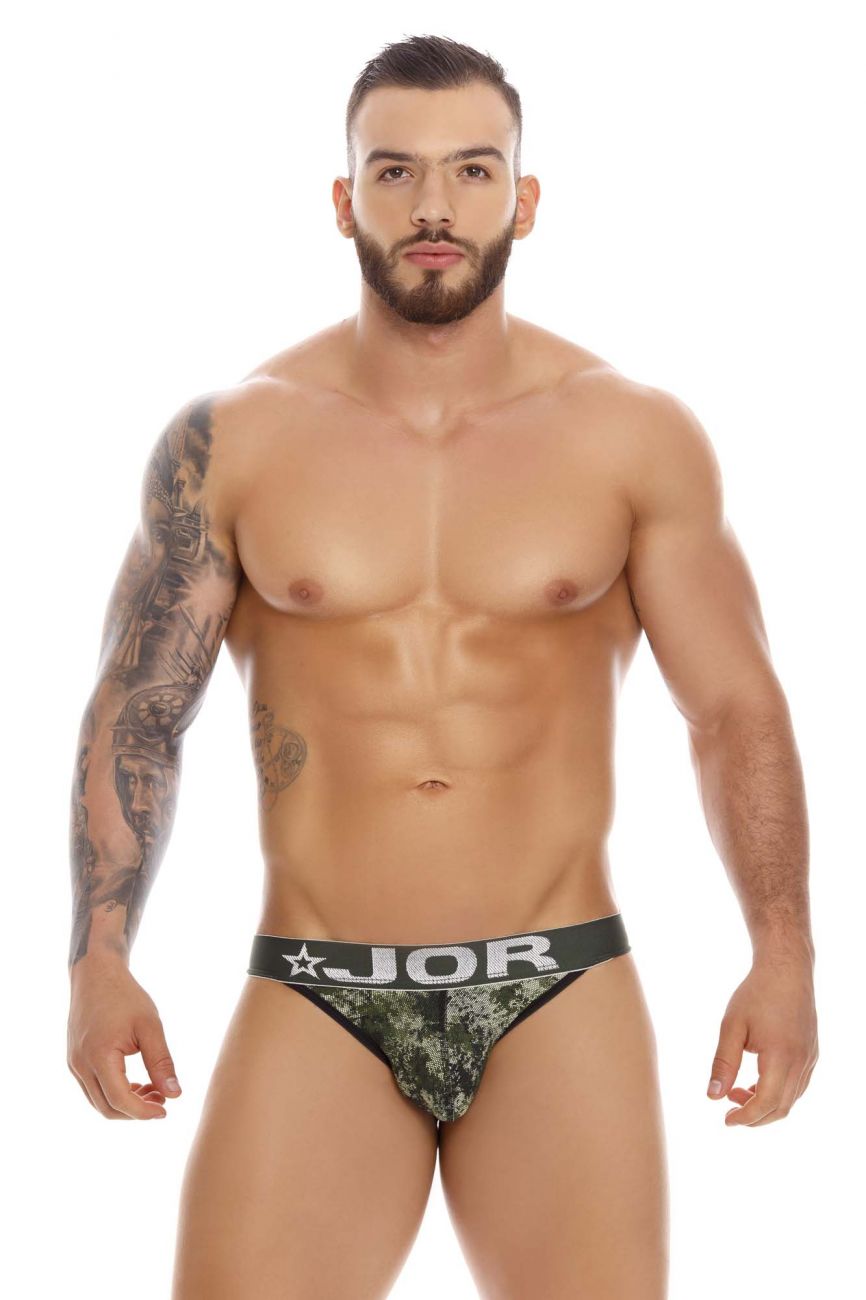 JOR 1220 Army Jockstrap Green