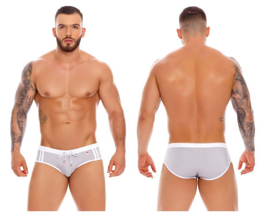 JOR 1258 Sport Swim Briefs Gray