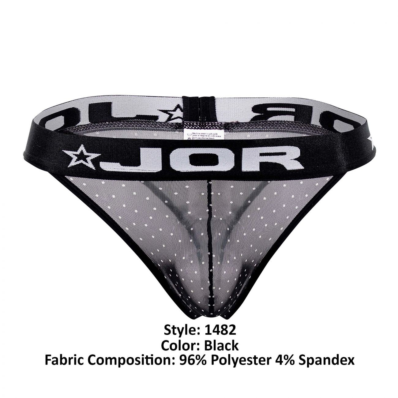JOR 1482 Magnus Thongs Black