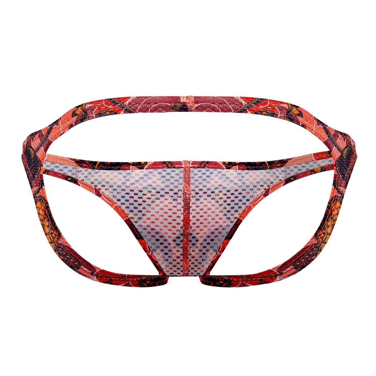 JOR 1521 Warrior Jockstrap Coral Printed