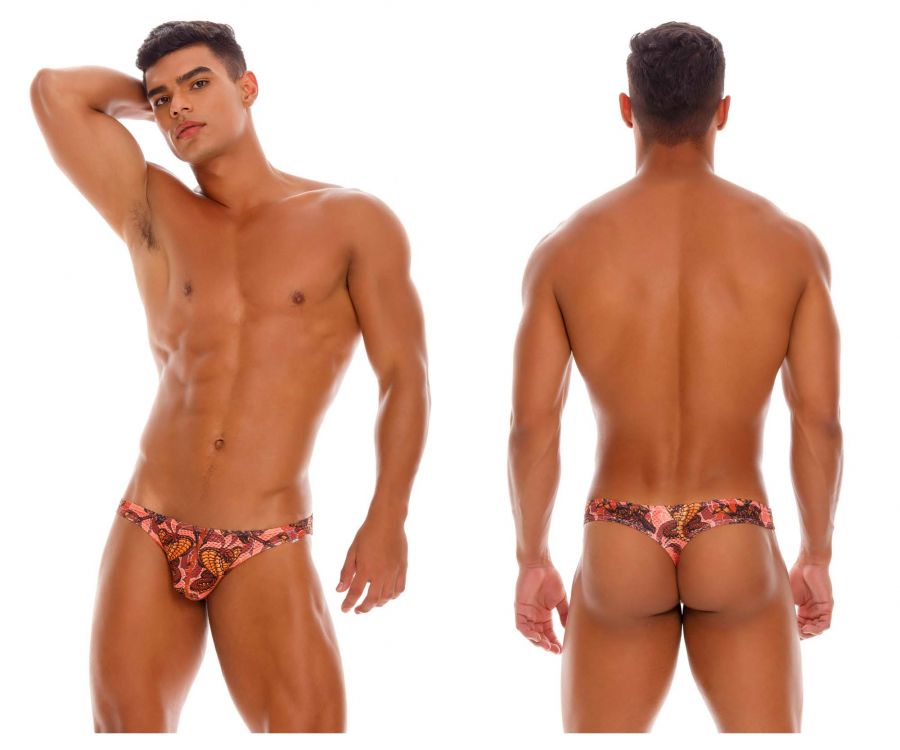 JOR 1522 Warrior Thongs Coral Printed