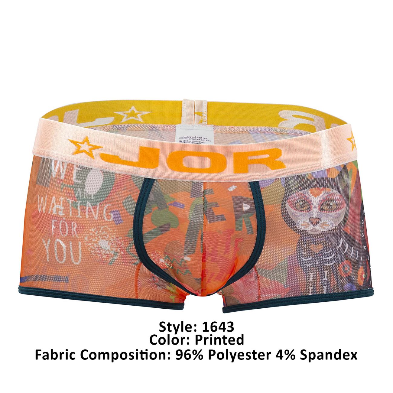 JOR 1643 DF Trunks Mexican Night Dancing Printed