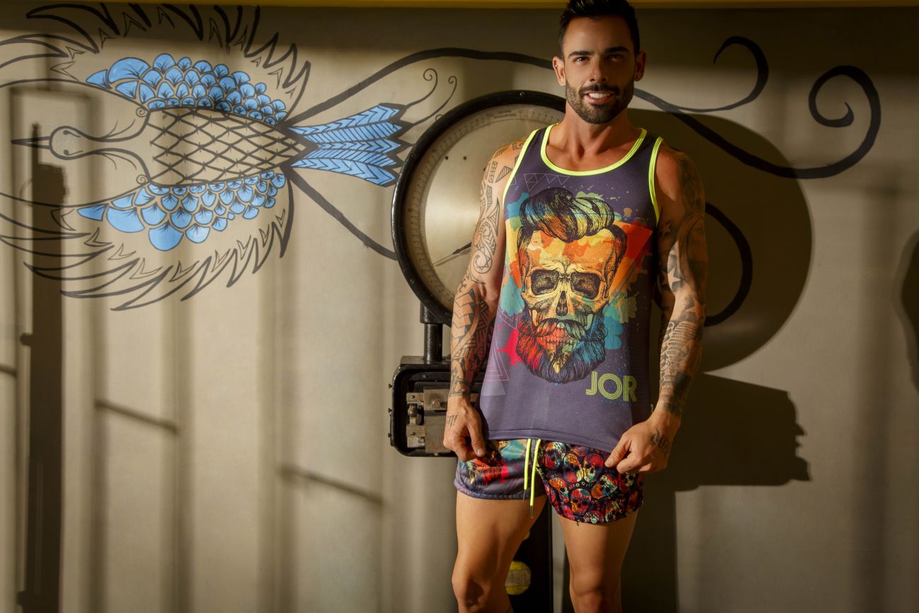 JOR 1657 Rivera Tank Top Skulls Printed