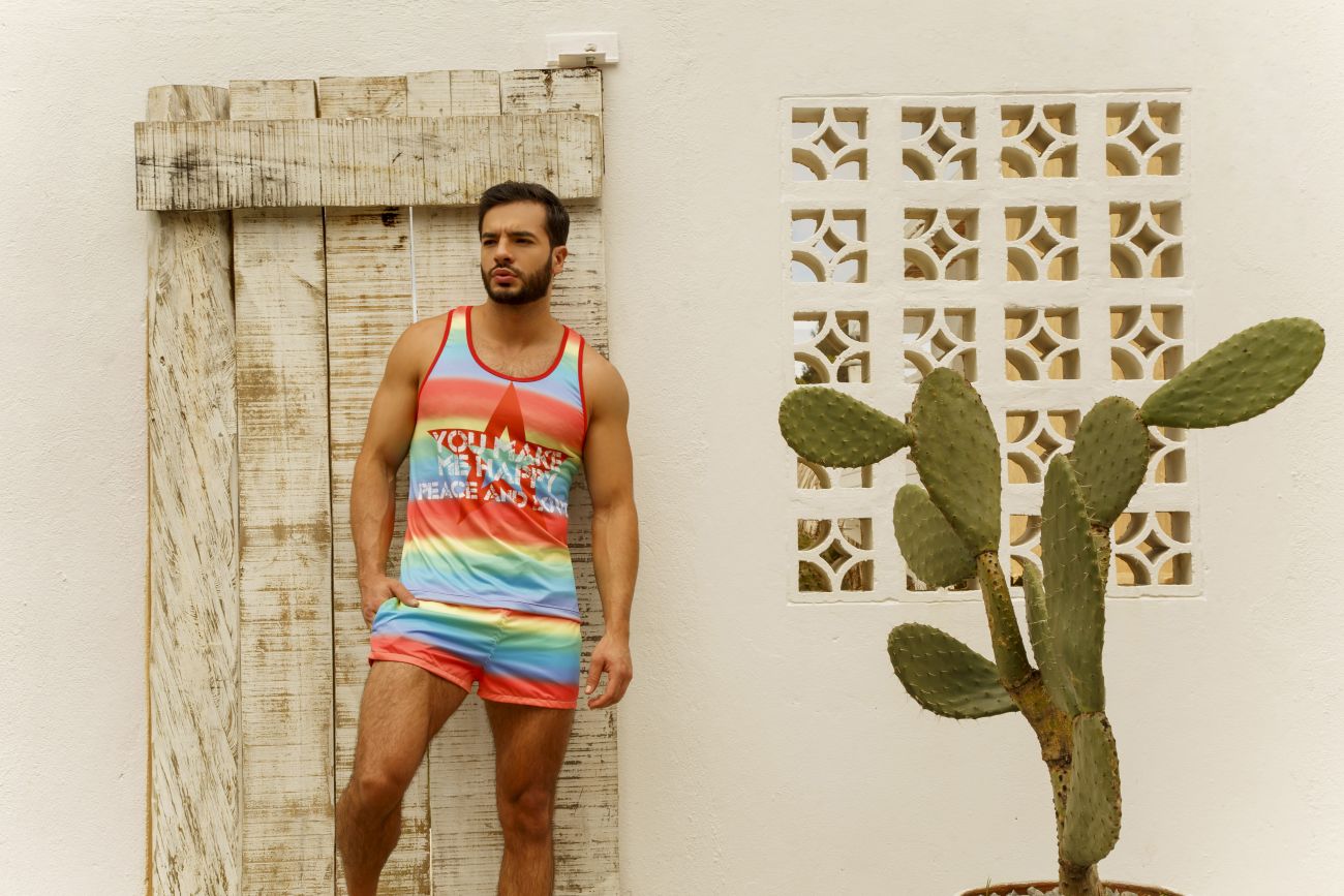 JOR 1801 Party Swim Trunks Printed