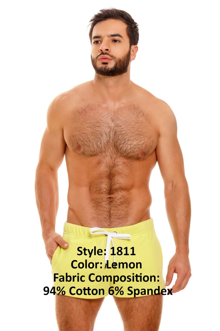 JOR 1811 Olympus Athletic Shorts Lemon