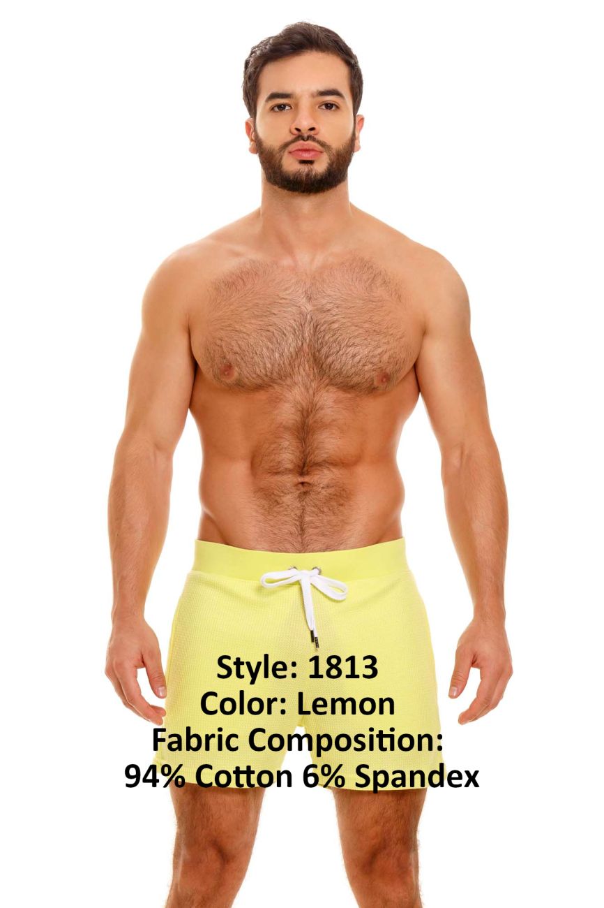 JOR 1813 Tulum Athletic Shorts Lemon