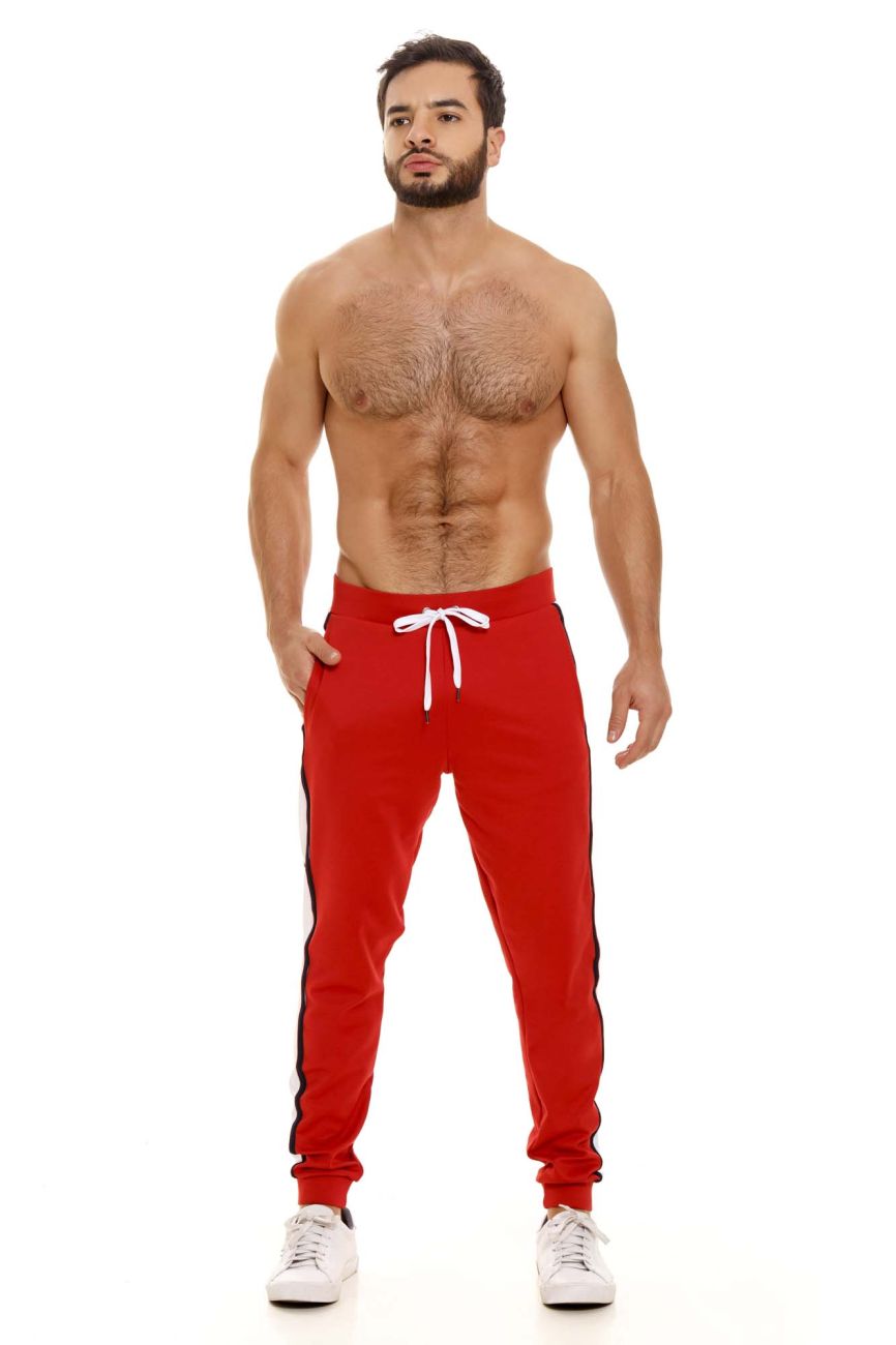 Mens red sale athletic pants
