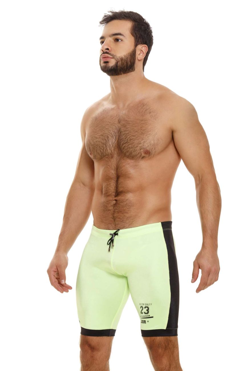 JOR 1821 Gamer Athletic Shorts Neon Green