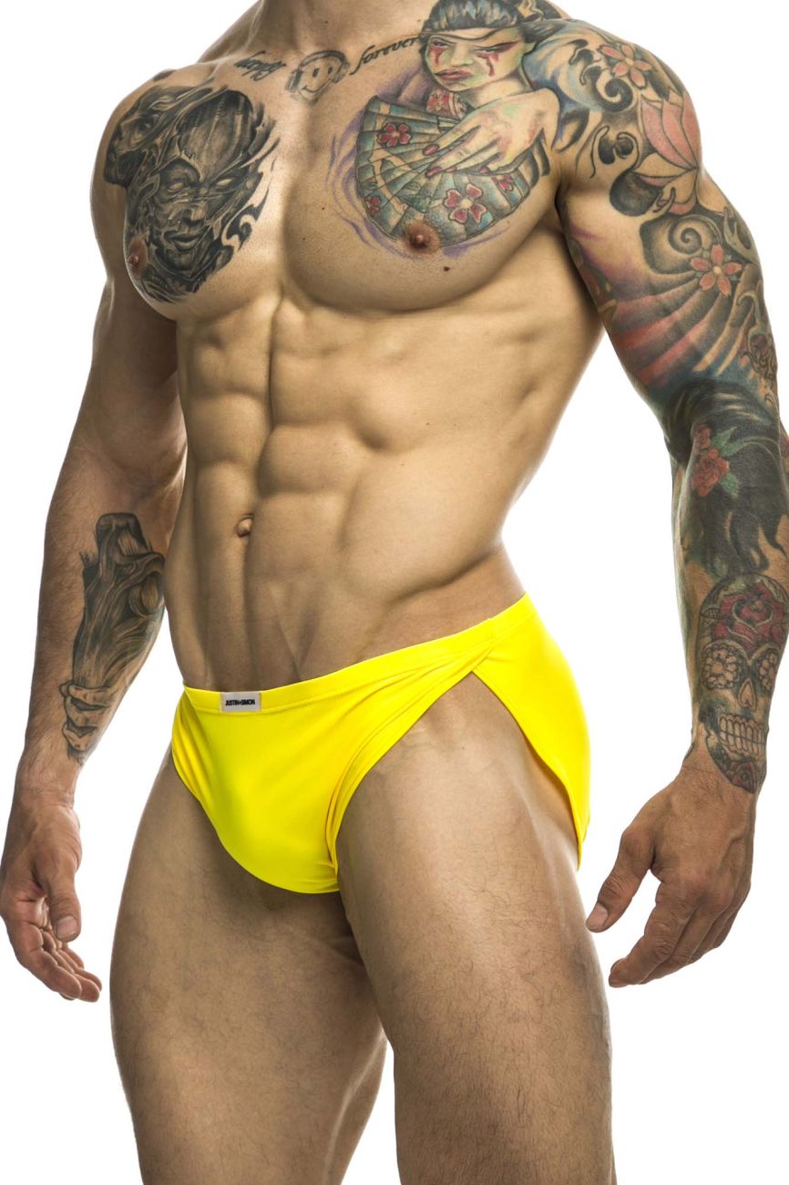 JUSTIN+SIMON XSJ09 Running Shorts Yellow