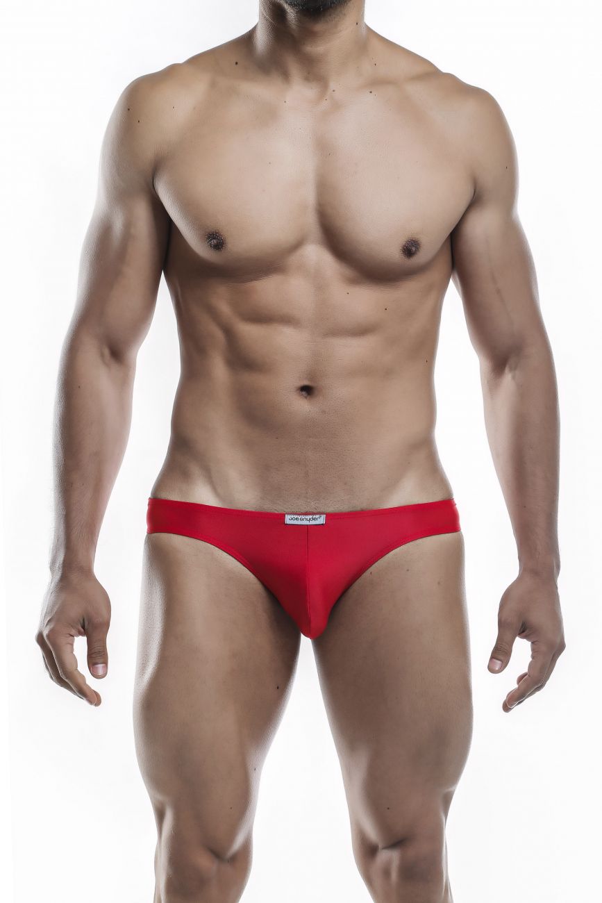 Joe Snyder JS01-Pol Polyester Bikini Classic Red Poly