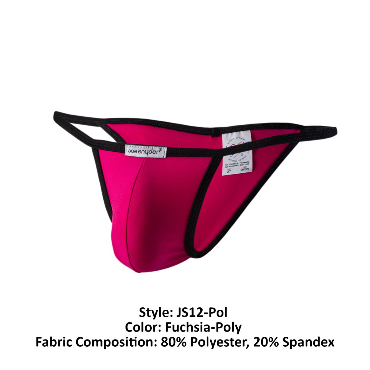 Joe Snyder JS12-Pol Polyester Kini Fuchsia Poly