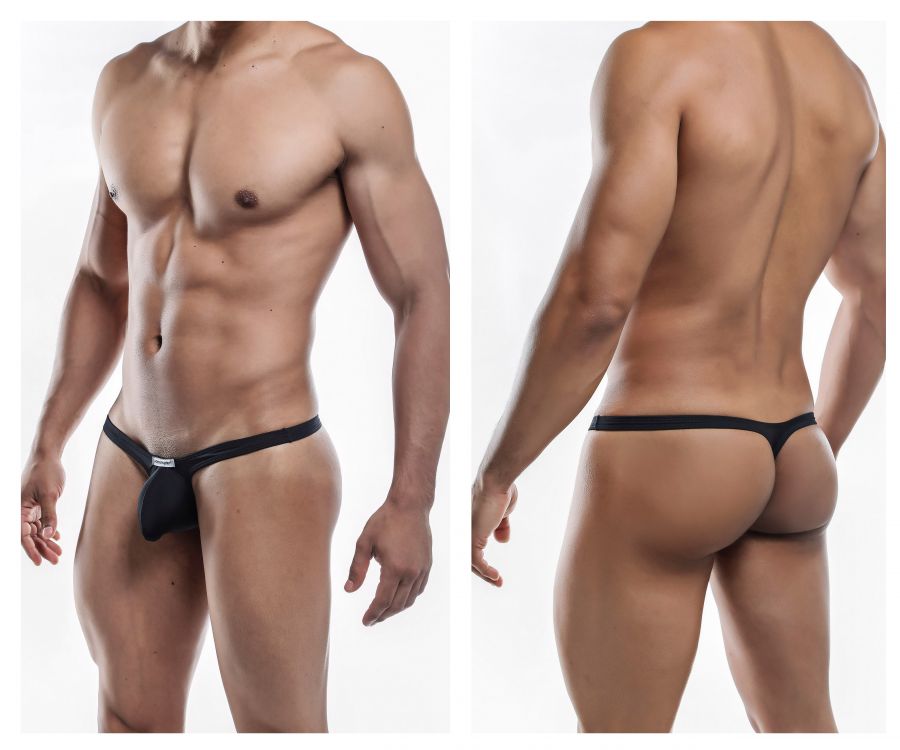 Joe Snyder JSBUL02-Pol Polyester Bulge Tanga Black Poly