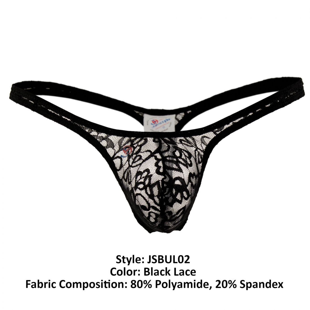 Joe Snyder JSBUL02 Bulge Tanga Black Lace