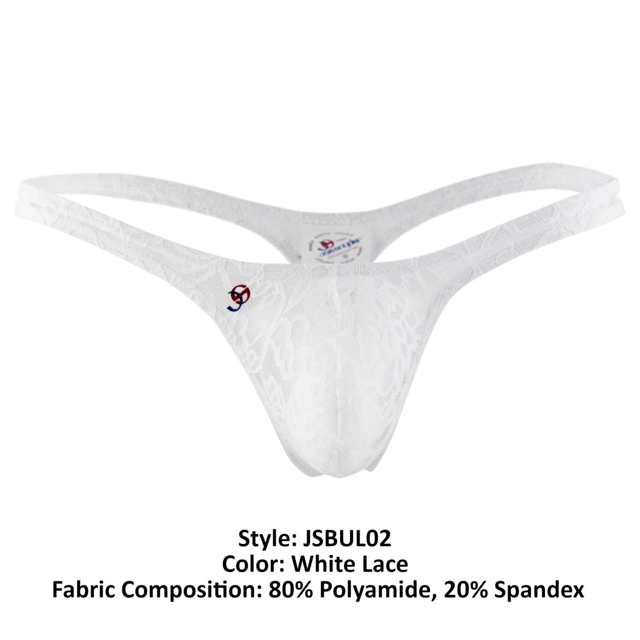 Joe Snyder JSBUL02 Bulge Tanga White Lace