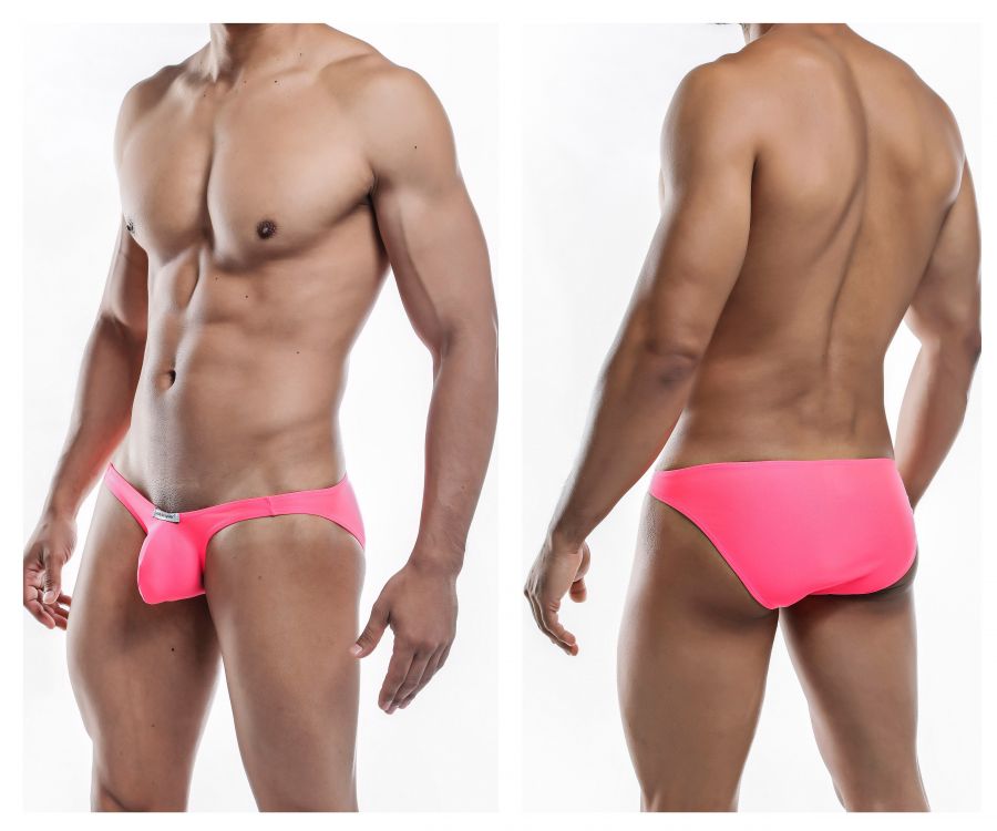 Joe Snyder JSBUL04-Pol Polyester Bulge Full Bikini Neon Pink Poly
