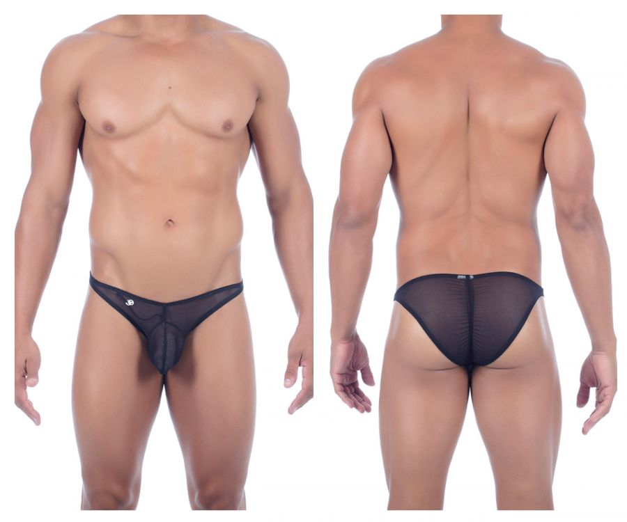 Joe Snyder JSMBUL01 Maxibulge Bikini Black Mesh