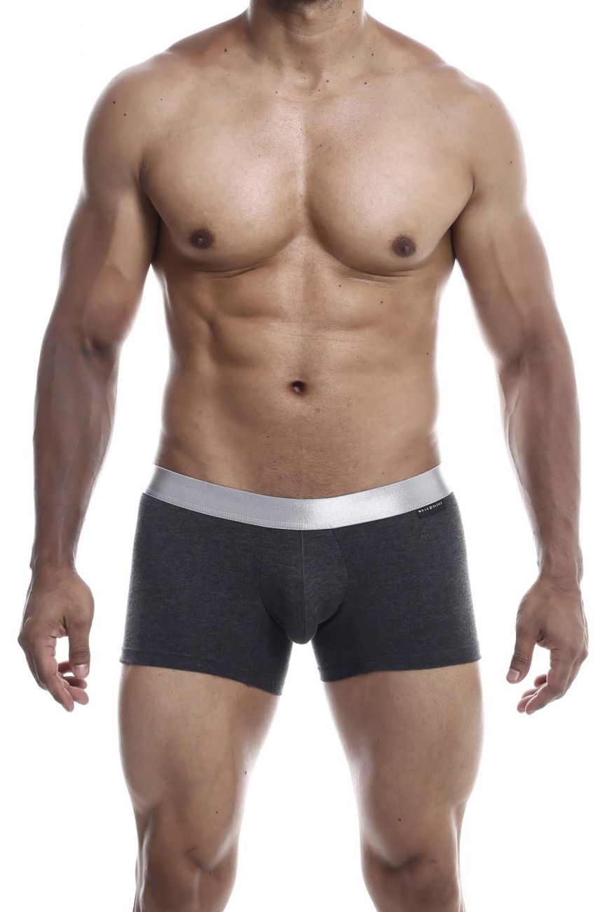 MaleBasics MB101 Classic Pima Trunks Charcoal