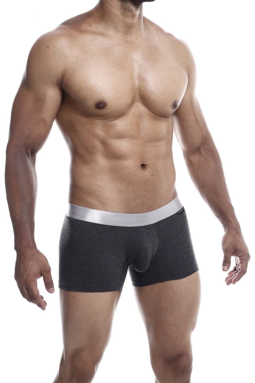 MaleBasics MB101 Classic Pima Trunks Charcoal