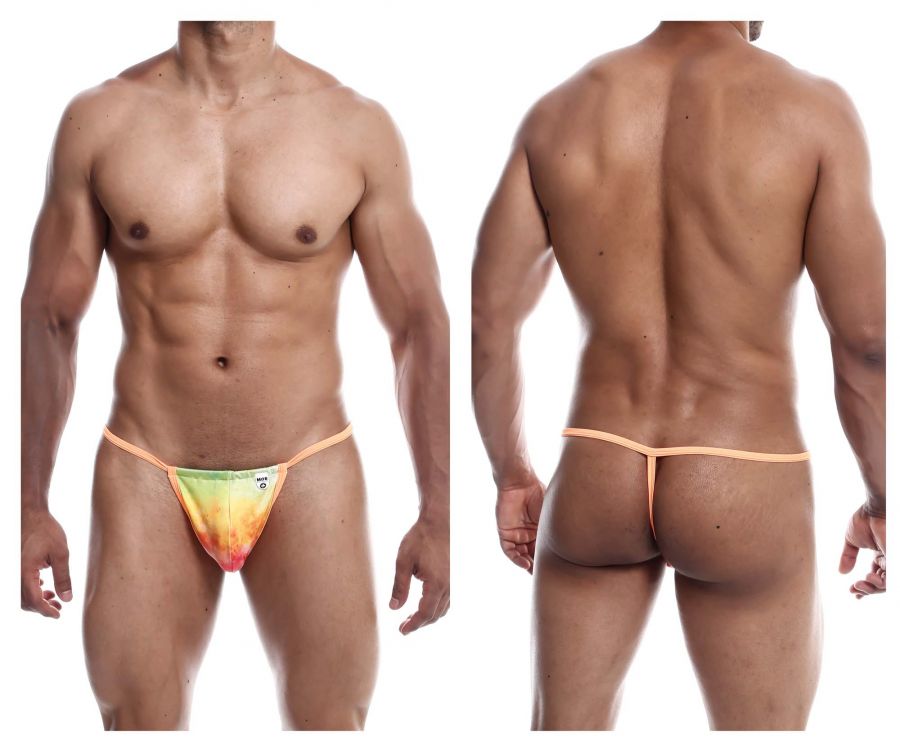 MaleBasics MBL59 Sinful Thongs Orange Tie Dye